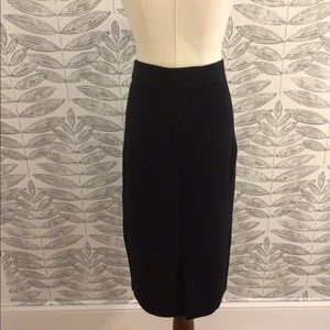 Uniqlo Black Knit Pencil Skirt - Size Medium NWT